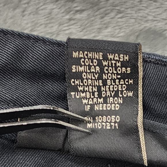 Venezia Jeans Womens 28 Black High Rise Crop Capri Tapered Stretch Denim Casual - Picture 5 of 11